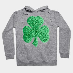 Shamrock - Melted Plastic Popcorn art Hoodie